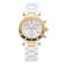 Women's Rose Gold/White Ceramic Watch