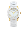 Women's Gold/White Ceramic Watch