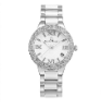 Women's Silver/White Ceramic Watch